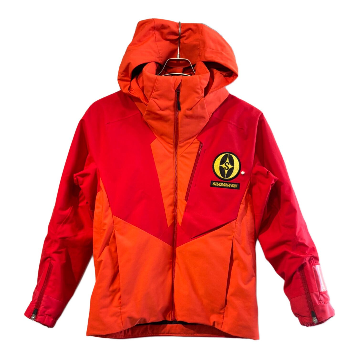 DESCENTE フード付きスキーウェア ボード ジャケット オレンジ L