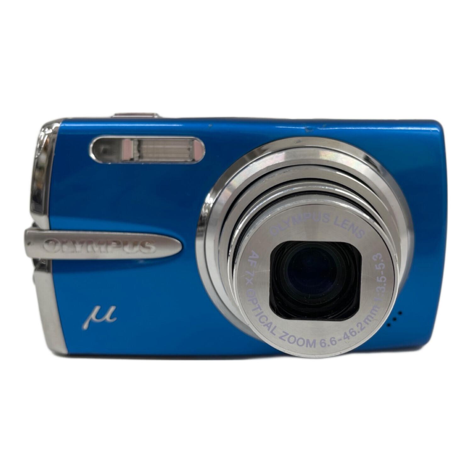 動作確認済】OLYMPUS オリンパス μ 1020 デジタルカメラ ブルー 【公式