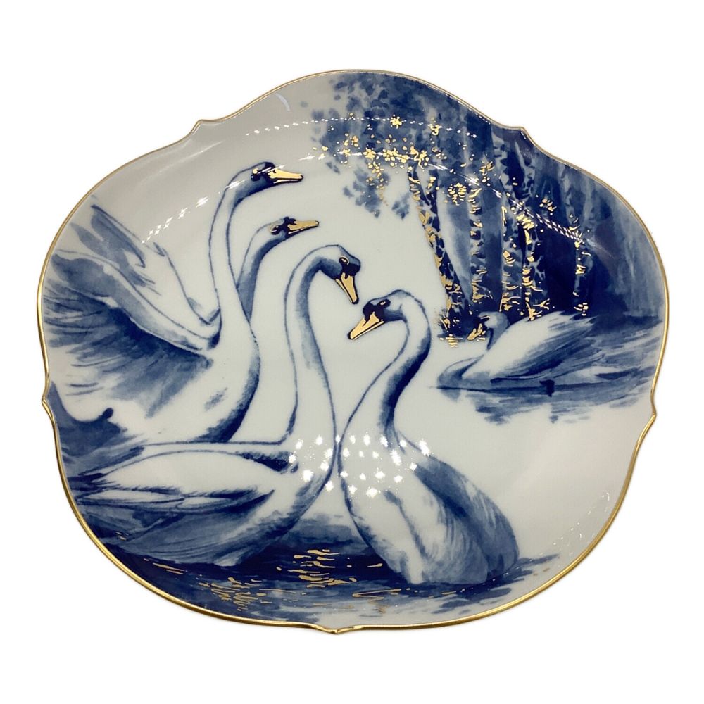 マイセン2005メモリアルプレート「5羽の白鳥」美品