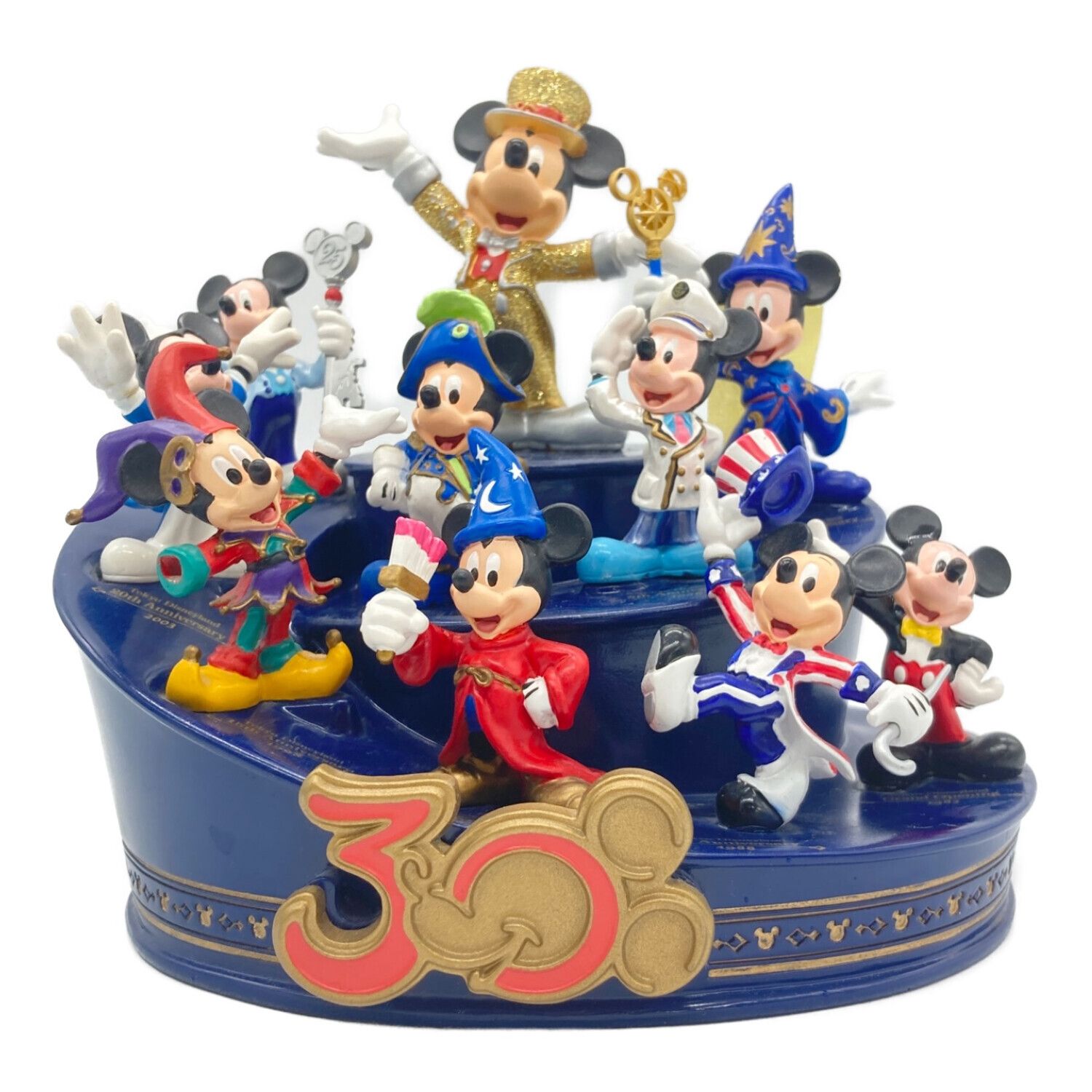 TDR30周年 ヒストリーフィギュアリン 東京ディズニーリゾート 30周年