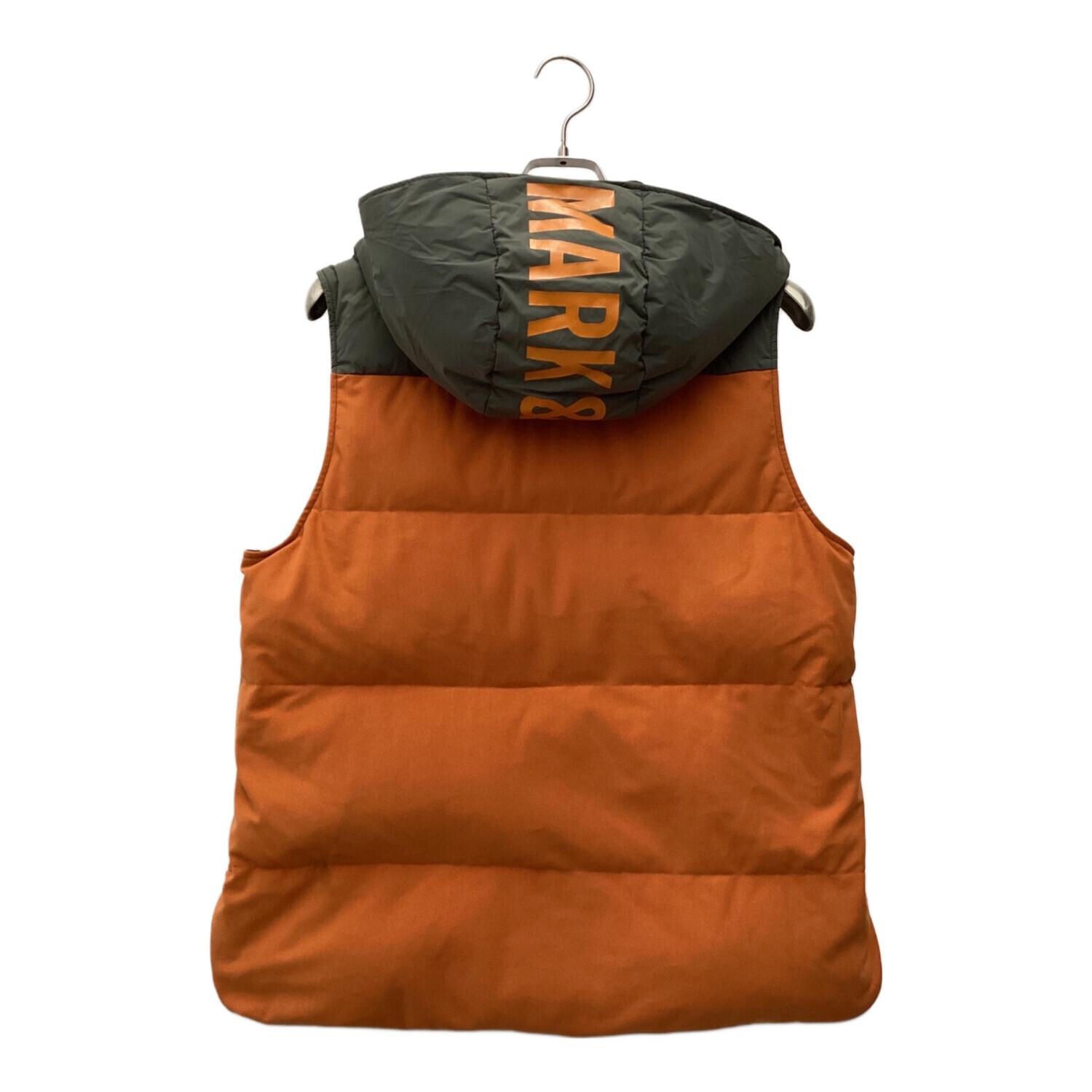 MARK&LONA (マークアンドロナ) ダウンベスト メンズ SIZE46 オレンジ