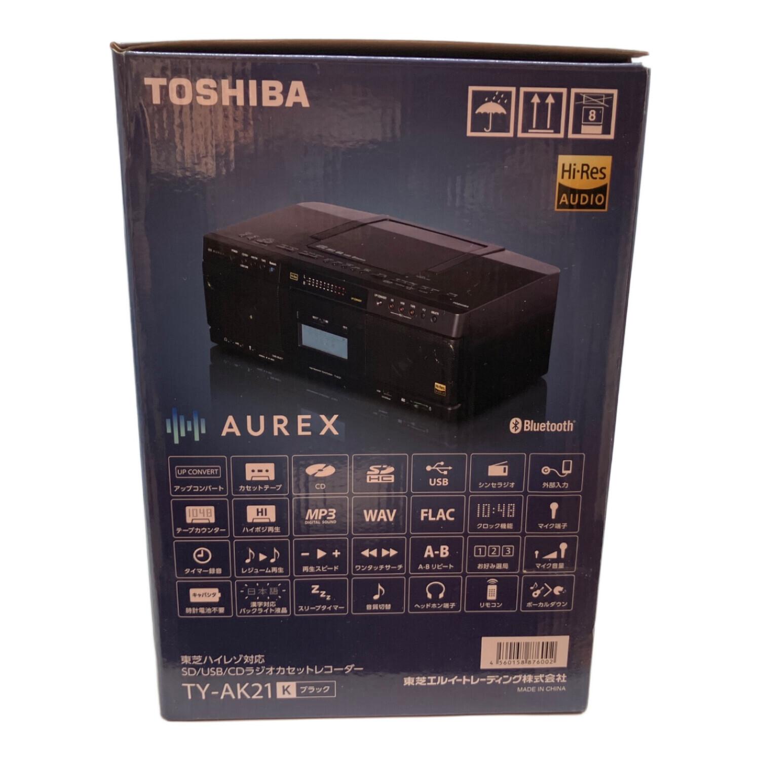 TOSHIBA (トウシバ) CDラジカセ TY-AK21 2025年製 動作確認済