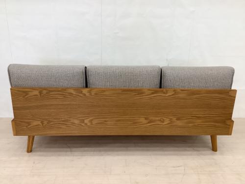 UNICO (ウニコ) 3人掛けソファー ブラウン×ベージュ ALBERO