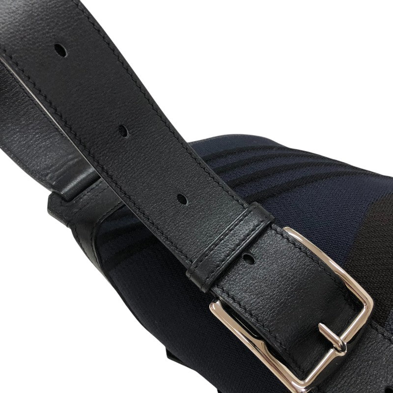 エルメス HERMES シティスライドPM Z刻印 ブラック/ネイビー/SV金具