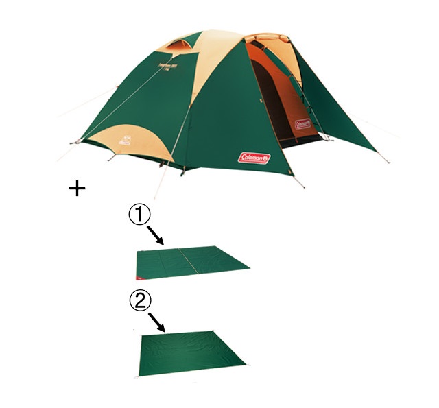 タフドーム/3025用インナーシート（グリーン）の通販｜キャンプ用品の