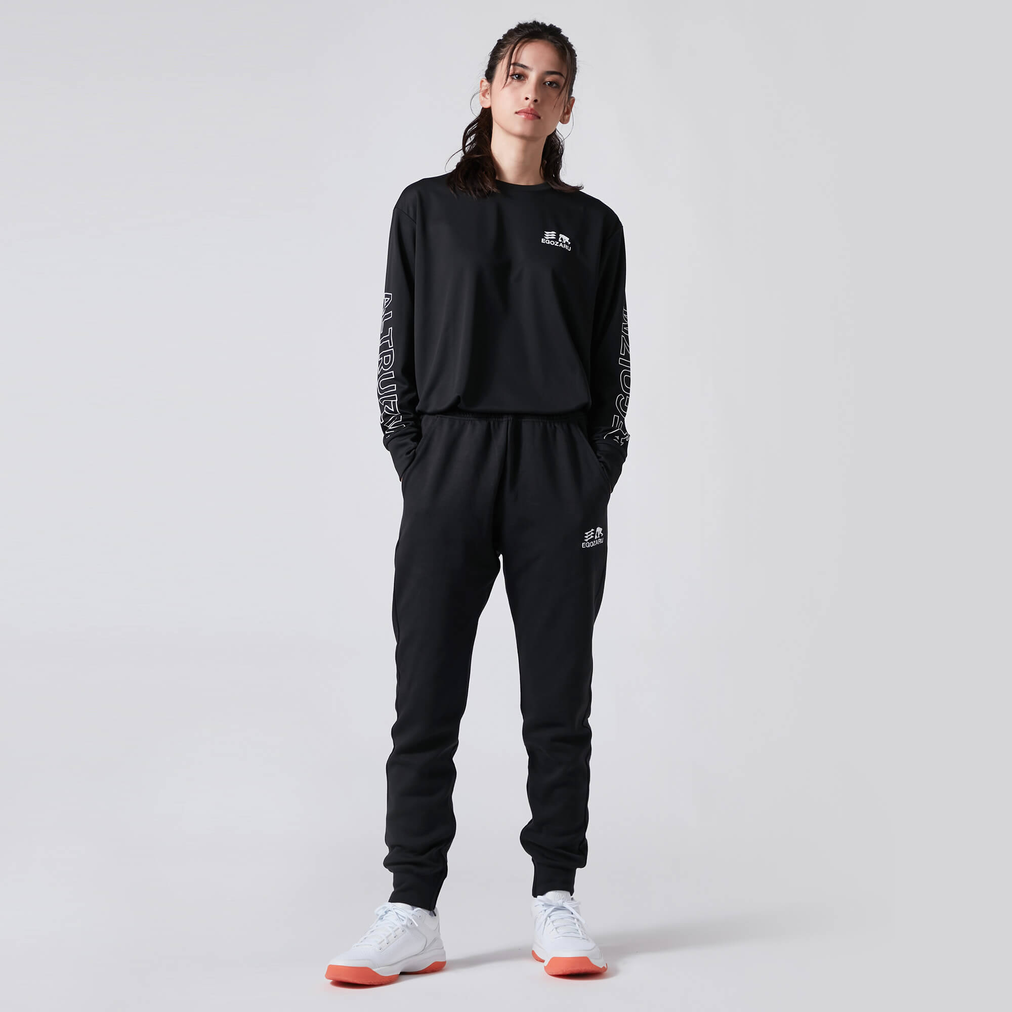 Double-faced sweatshirt jogger pants – EGOZARU ONLINE STORE