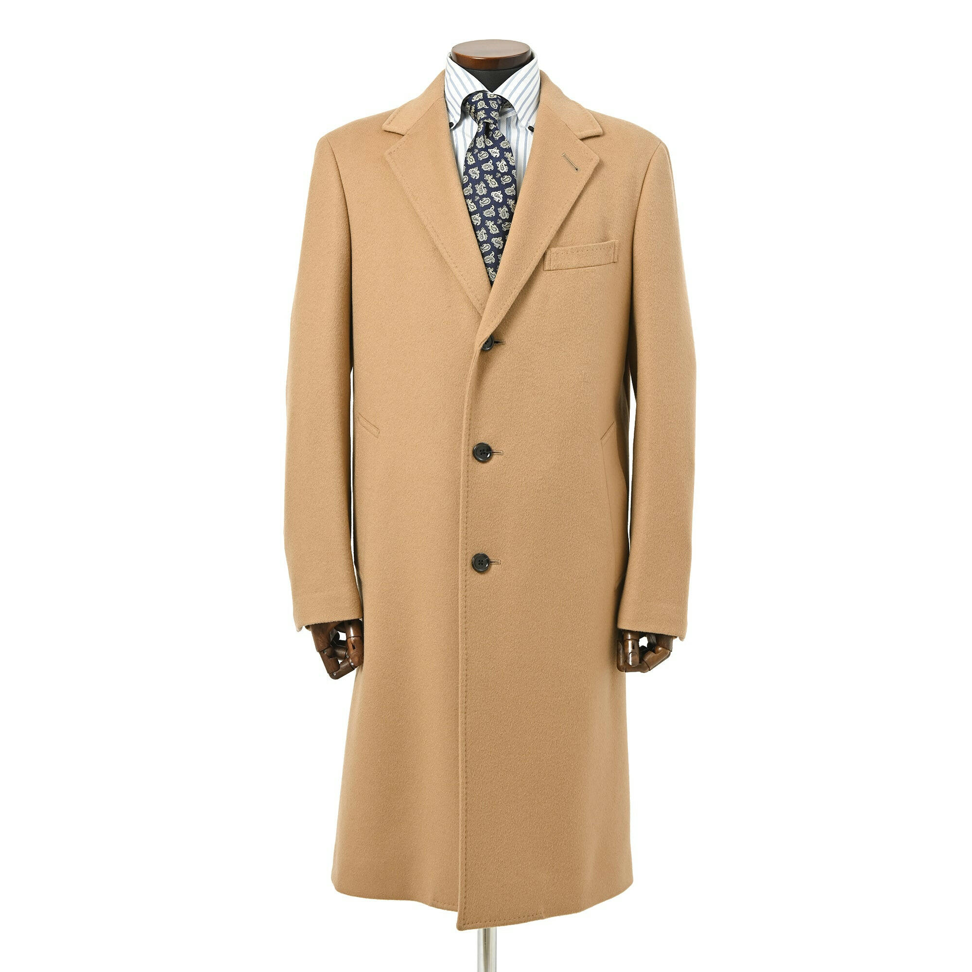 PIACENZA（ピアチェンツァ）カシミヤ チェスター フィールド コート