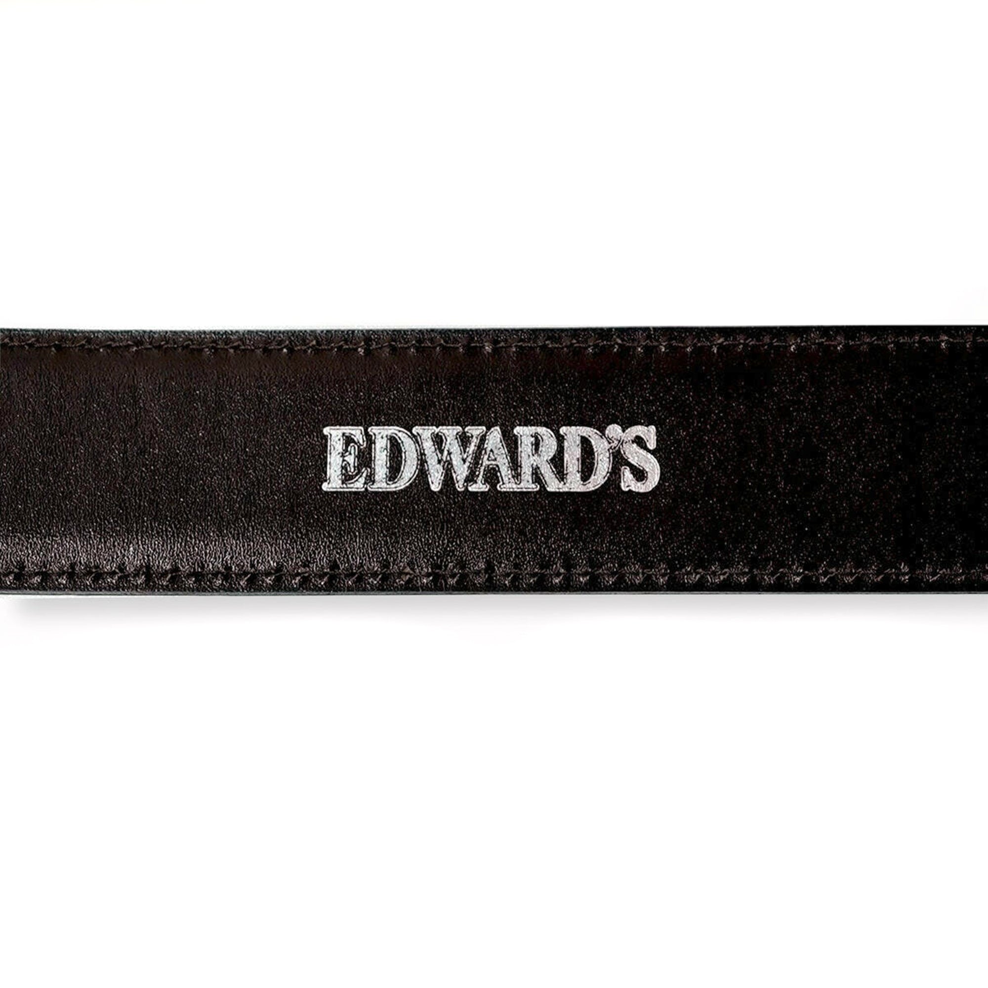 クロコダイル レザー ベルト / ブラウン｜EDWARD'S（エドワーズ）公式