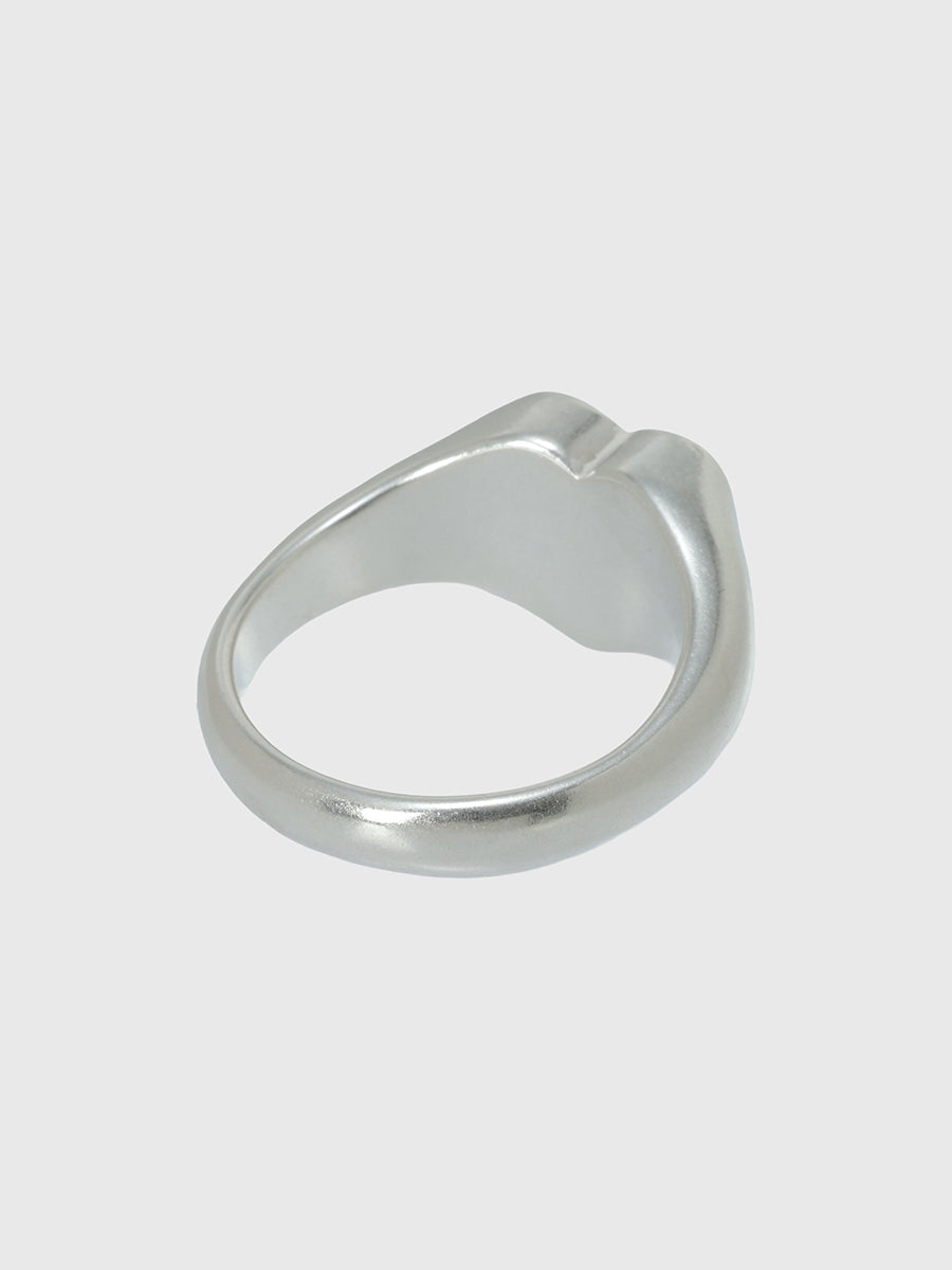 TEN.】ハートシグネットリング SV 5号