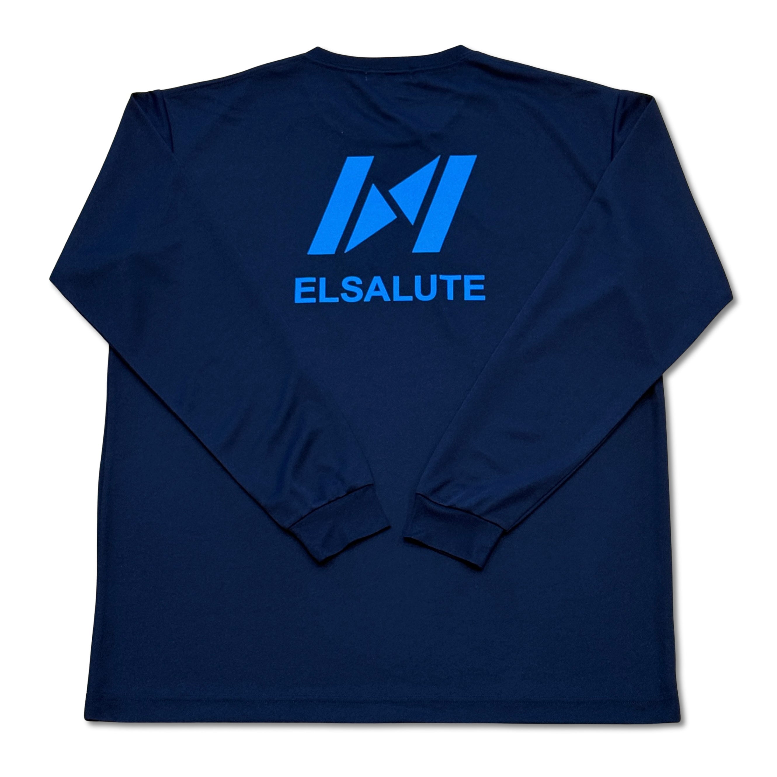 ELSALUTE ブラック シルバー Tシャツ L インターハイ ELSALUTE