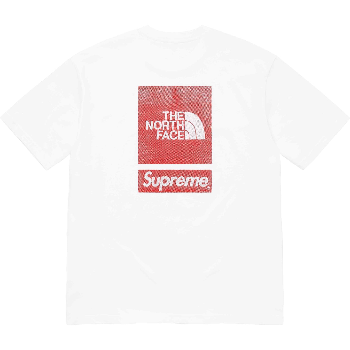 Supreme x The North Face - Back Logo Print T-Shirt (White) – eluXive