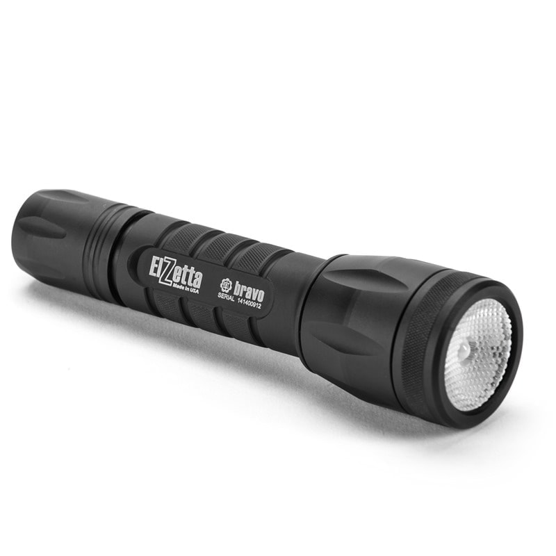 Elzetta Bravo B142 » Click Tailcap, Flood Lens, Standard Bezel