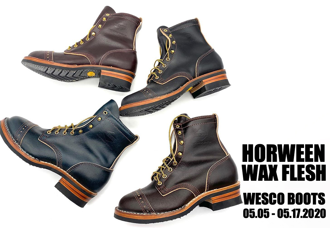 2020限定ウエスコ WESCO 8” WARREN ウォーレン ワックスフレッシュレザー