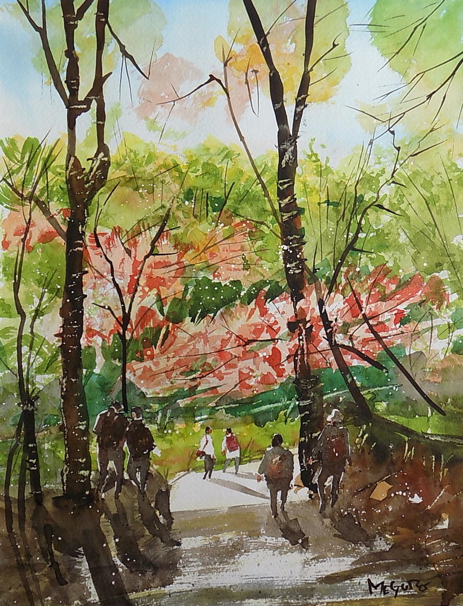 嵐山渓谷の紅葉(埼玉)」 by 山田太郎｜Artmeter｜暮らしを彩るアートが