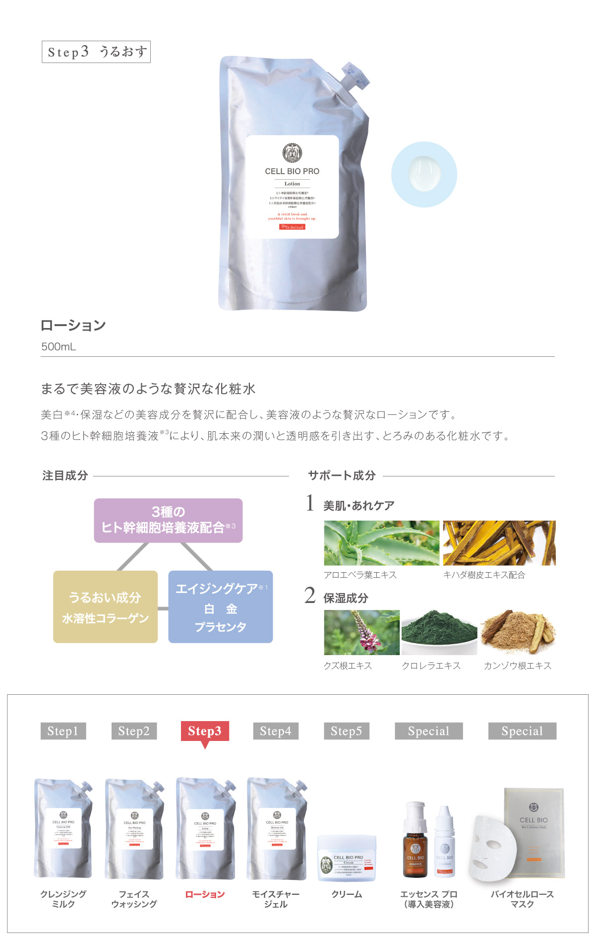 ESTLAB SHOP / セルビオ ローション（業務用） 500mL