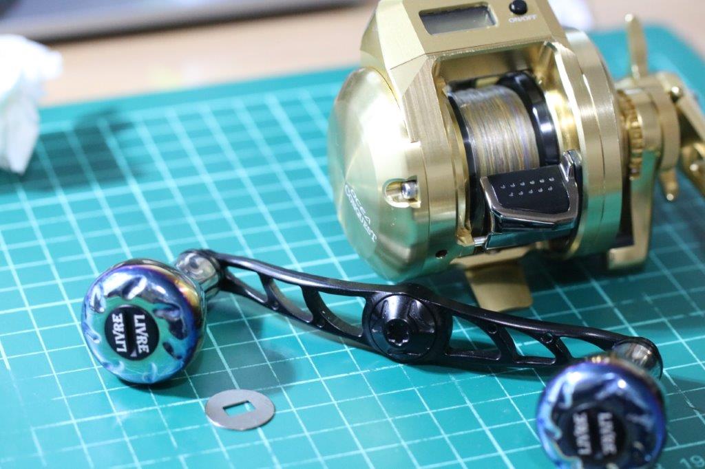 オーバーホール依頼 18オシアコンクエストCT 200PG 社外ハンドル