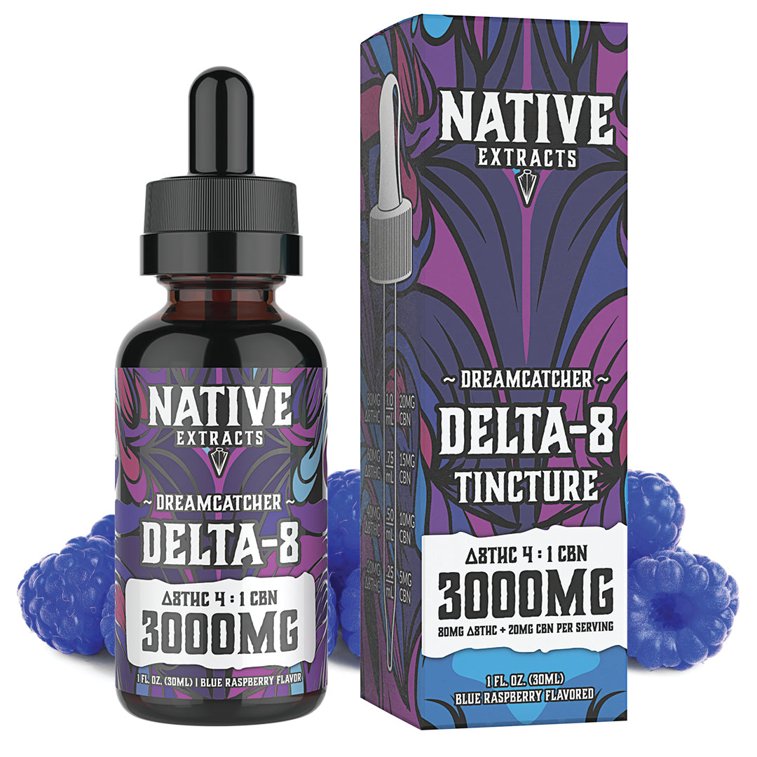Two Hawk - Dreamcatcher - Delta 8 THC with CBN Tincture – Erth