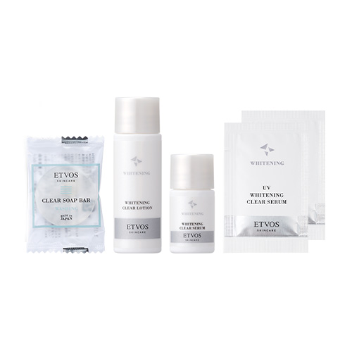 ホワイトニングクリアライン ファーストキット｜ミネラルメイクの