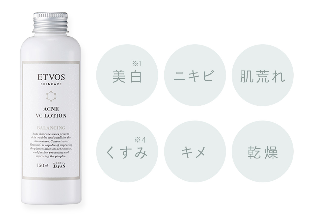 薬用 アクネVCローション・｜セラミドスキンケアのエトヴォス【公式】