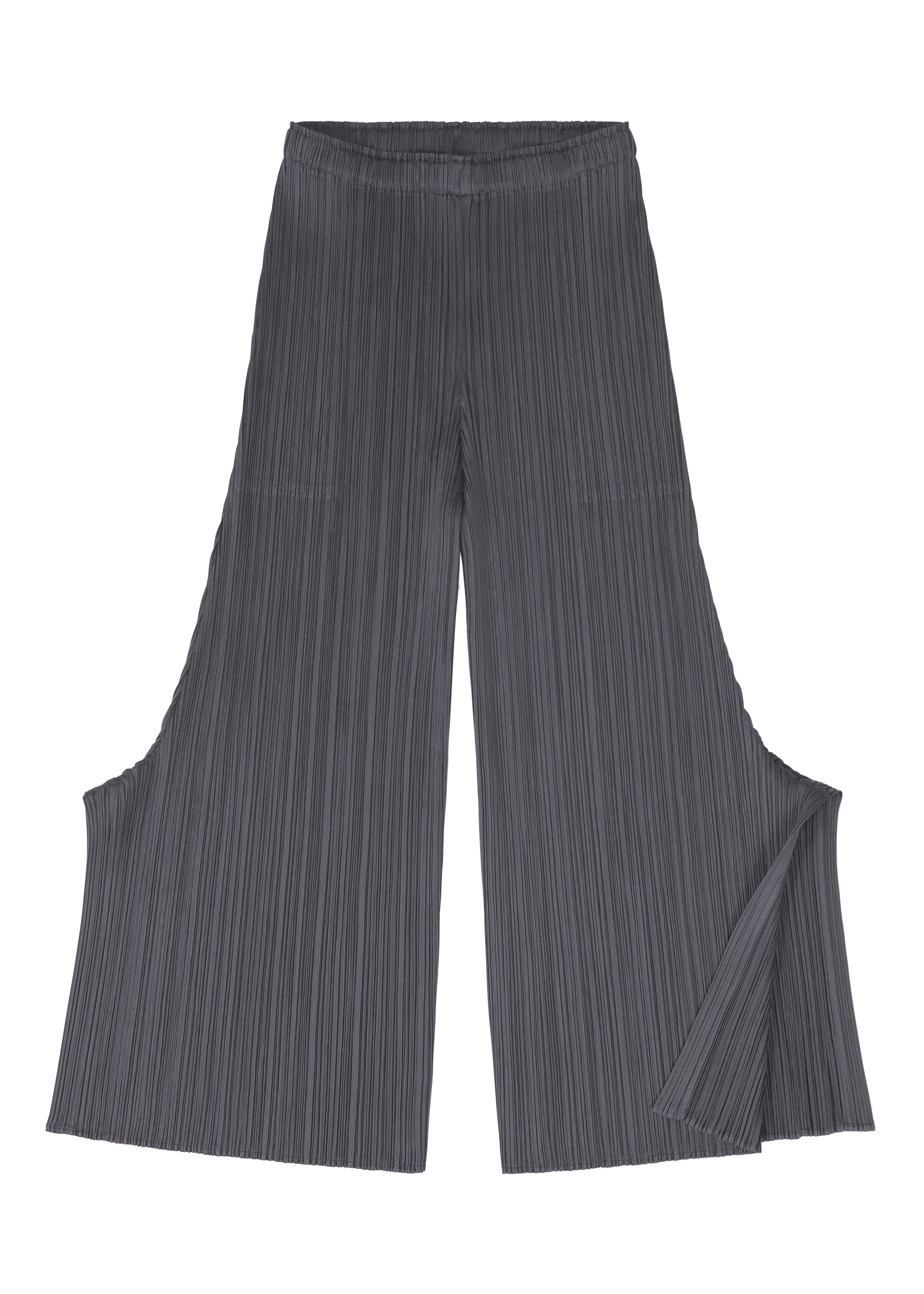 PLEATS PLEASE ISSEY MIYAKE / ボトム/2/プリーツパンツ/墨黒