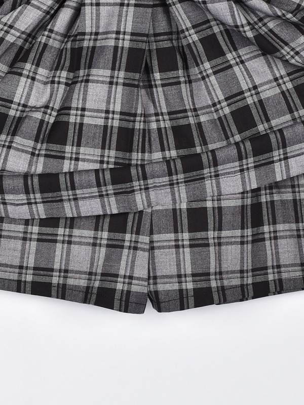 フロントリボンチェックロンパース｜evelyn（エブリン）公式通販サイト