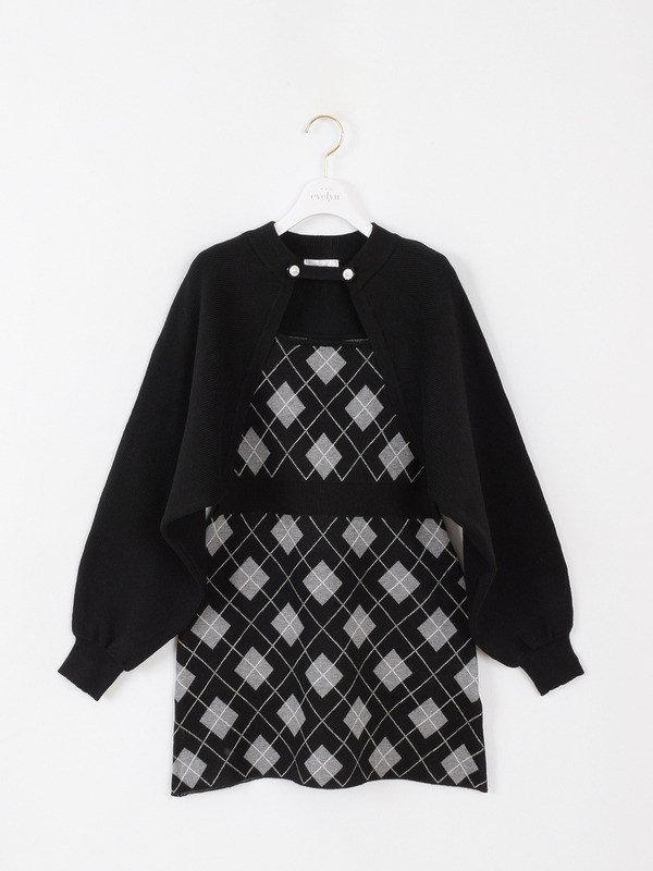 ボレロセットワンピース｜evelyn（エブリン）公式通販サイト