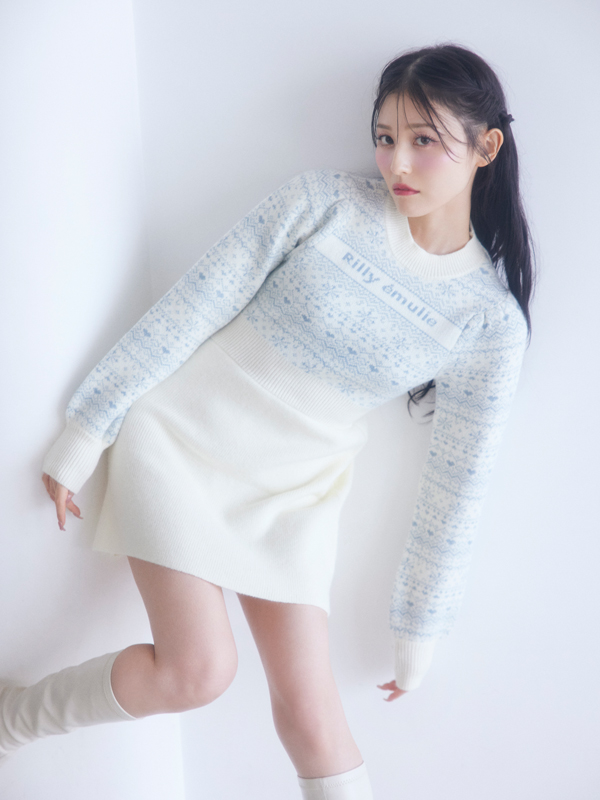 Rilly emulie Mini Knit Onepiece｜evelyn（エブリン）公式通販サイト