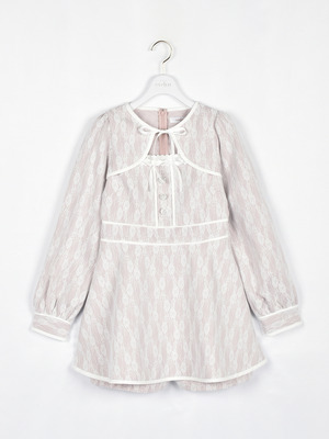 バストリボンチェックニットワンピース｜evelyn（エブリン）公式通販サイト