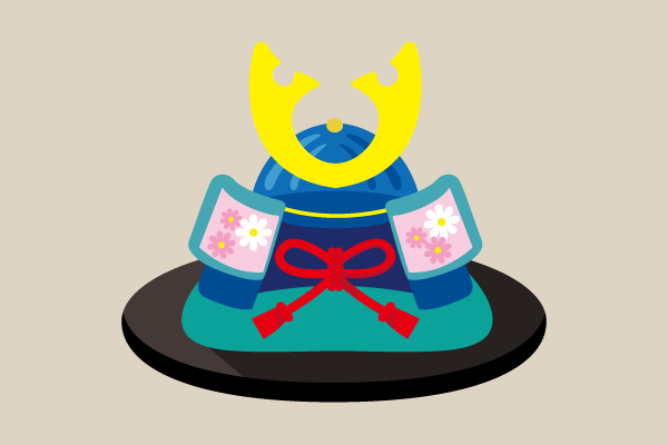 こどもの日向けかぶとイラスト – EVENTs Design