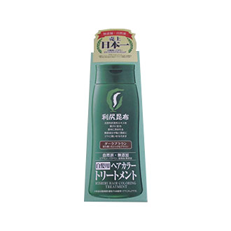 利尻昆布 白髪用ヘアカラートリートメント ダークブラウン 200g