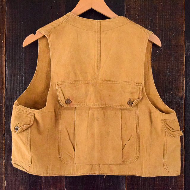 20〜30's HETTRICK ハーフムーンポケットハンティングべスト40年代