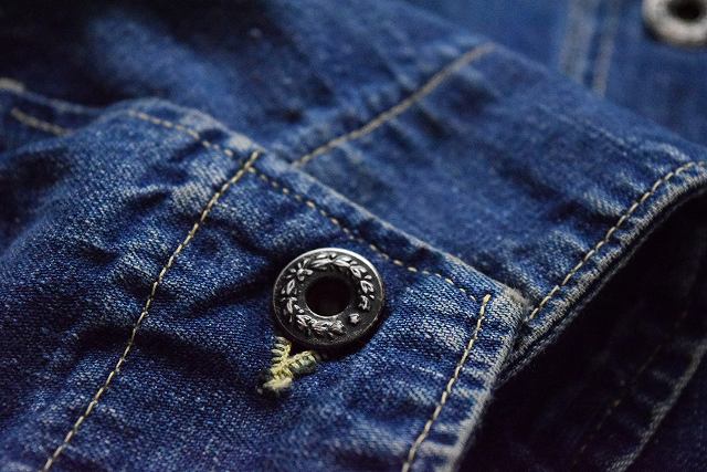 1940's 月桂樹ボタン 大戦期 デニムカバーオール M位 40年代 WWII 第二