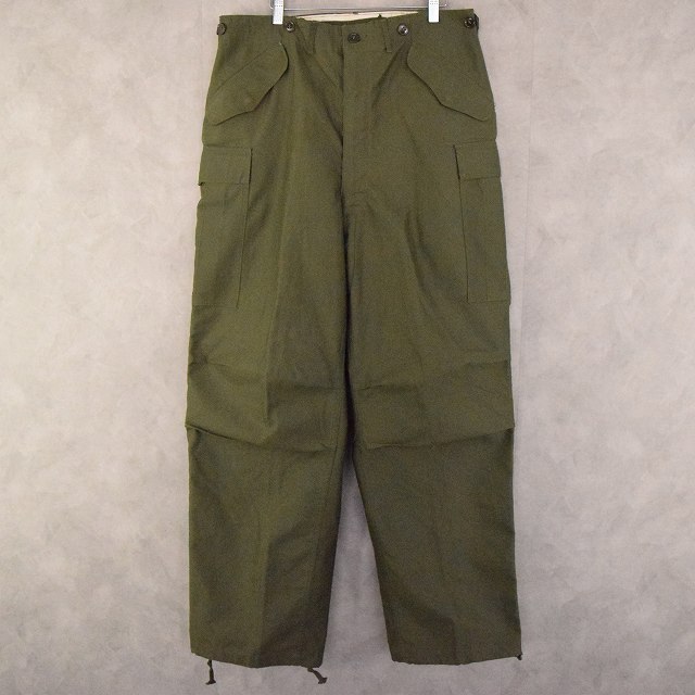 50年代 アメリカ軍 ミリタリー カーゴパンツ カーキ コットン デッド