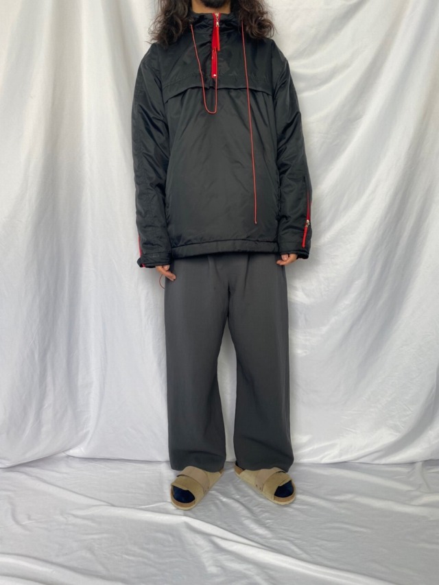 プラダスポーツ ブラック 黒 ナイロンタフタ プルオーバーパーカー