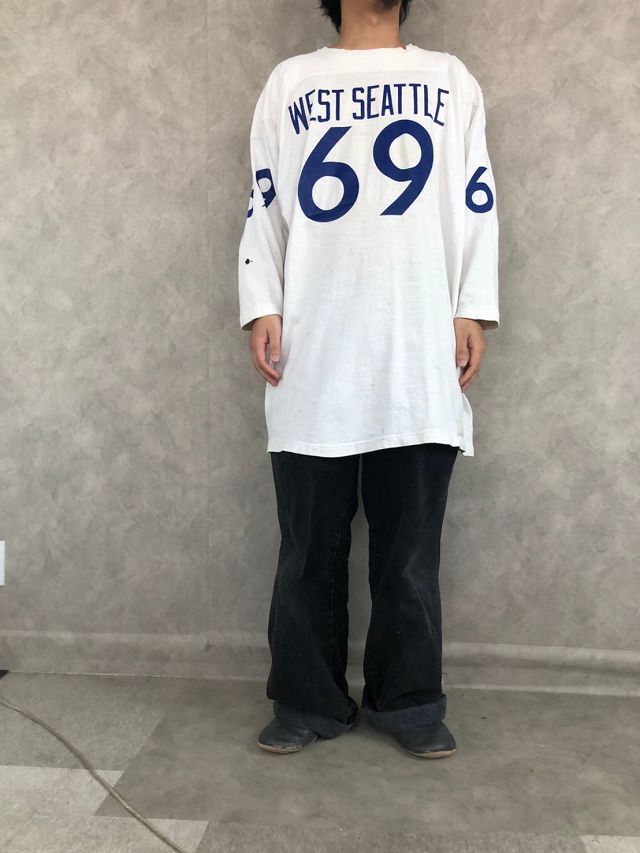 60年代 ラッセル カップショルダー タタキタグ ナンバリング 白