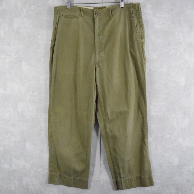 50年代 50s 60年代 60s アメリカ軍 米軍 グリーン チノパン