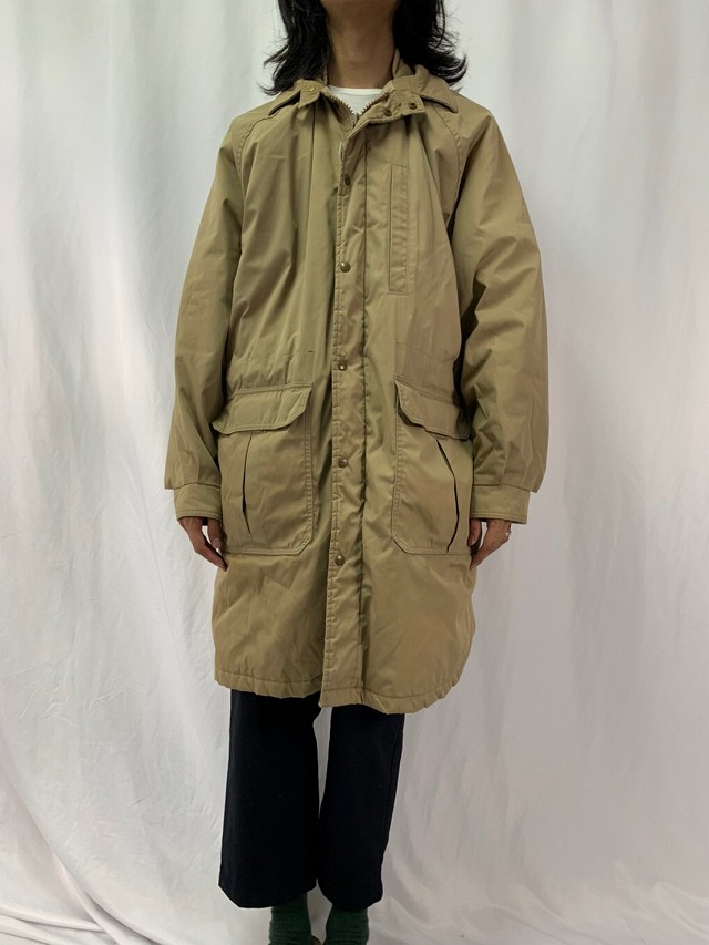 80年代 80s エルエルビーン ロングコート 中綿 アウトドア