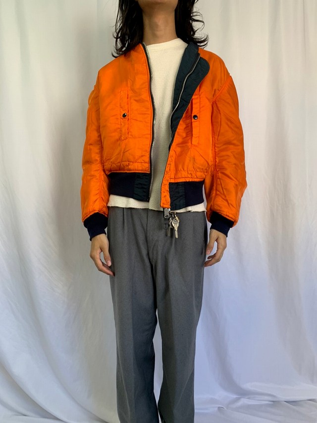 MA-1 フライトジャケットアルファALPHA VINTAGE ビンテージ ～90s USA