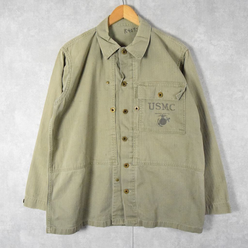40年代 40s アメリカ軍 米軍 U.S.MARINE CORPS ヘリンボーン カーキ