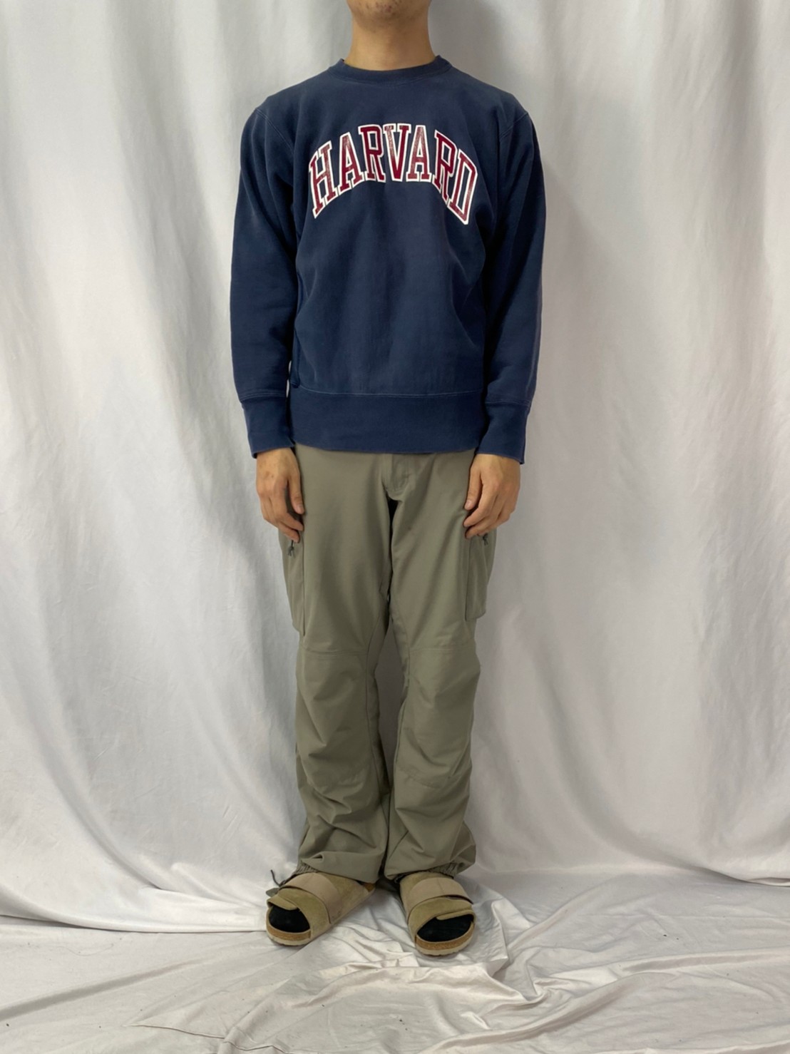 80年代 80s チャンピオン リバースウィーブ トレーナー アメリカ製 紺