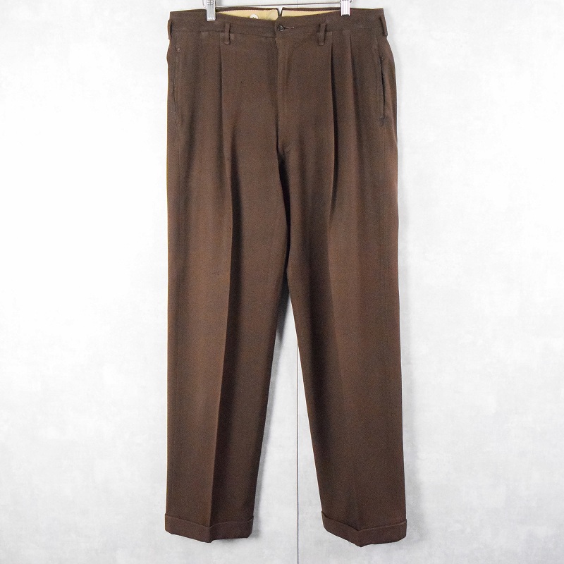 50s 50年代 60s 60年代 ギャバ トラウザーズ | ビンテージ古着屋Feeet