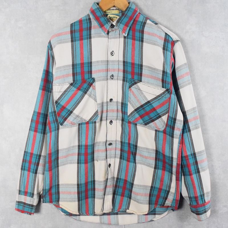 80s 80年代 セントジョーンズベイ 長袖 ビッグマックフランネルシャツ
