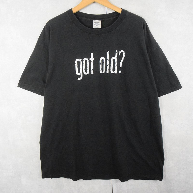 ゴットミルク got milk? 黒 ブラック 半袖│ヴィテージ古着屋Feeet