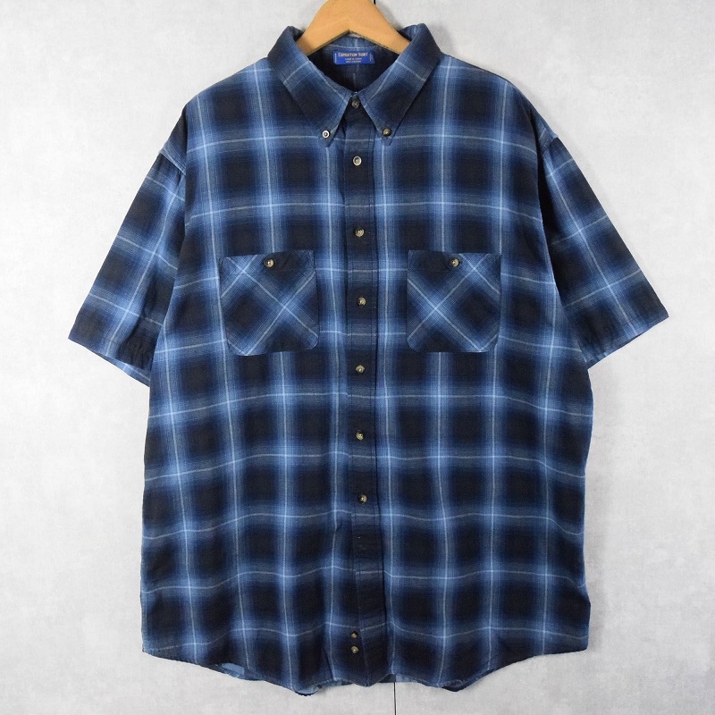 ペンドルトン 青 ブルー 半袖 黒 ブラック│ヴィテージ古着屋Feeet
