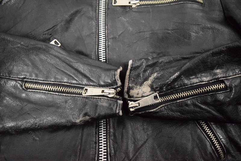 70s 80s 70年代 80年代 シアーズ 黒 ブラック レザージャケット ストア