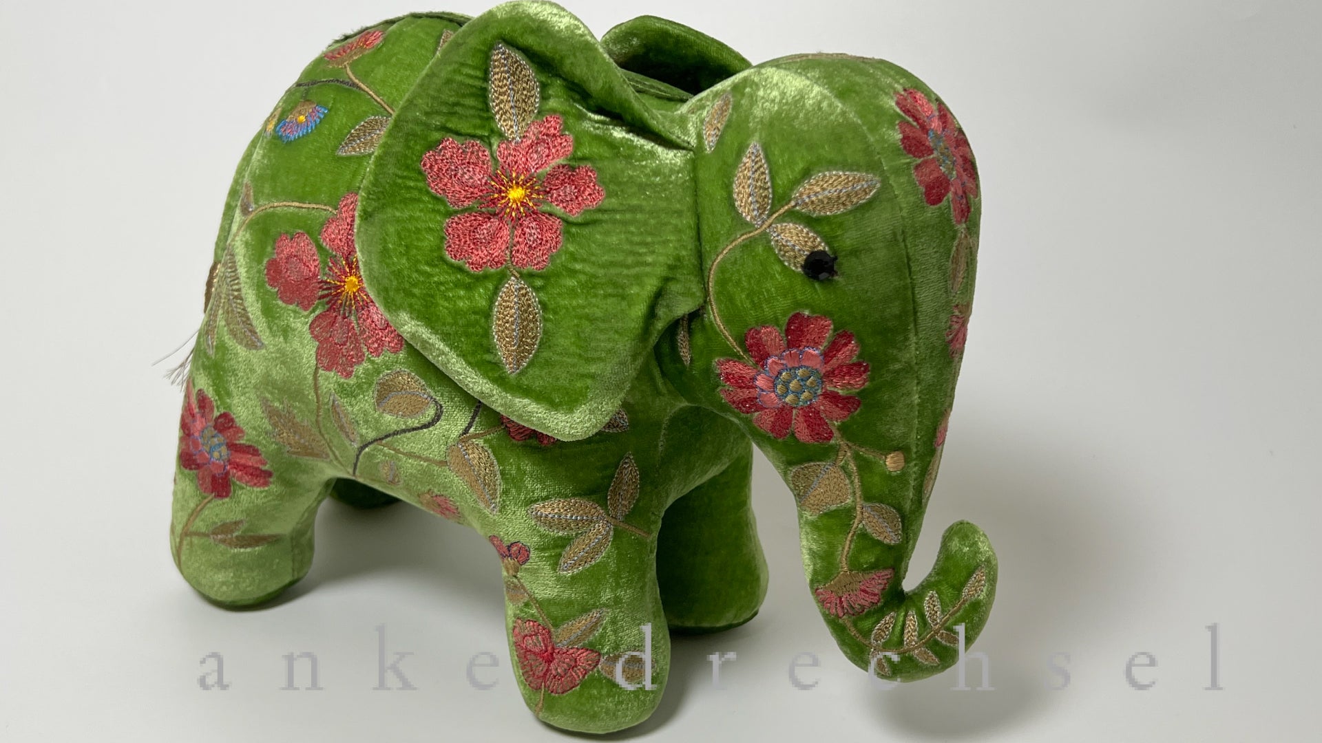 Anke Drechsel・青い鳥・シルクベルベット Anke Drechsel・青い鳥