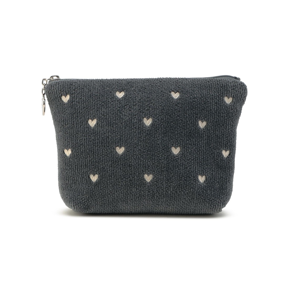 ラブラリーハート 舟型ポーチM L/LRH-257147(グレー): LOVERARY BY