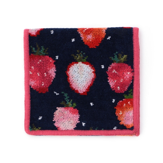 ストロベリードット ハンカチポーチ(アイボリー): LOVERARY BY FEILER