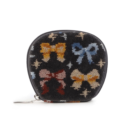 メニーリボンズ アクセサリーポーチ L/MYR-257471(チャコールグレー