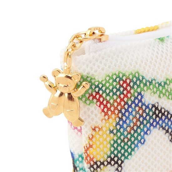 ハイジ メッシュポーチM HEMP-241334(ホワイト): FEILER｜フェイラー